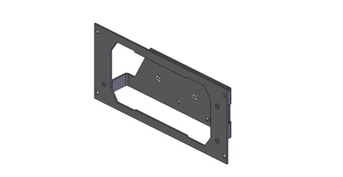 Havis C-EB40-SCB-1P 1-Piece Equipment Mounting Bracket, 4" Mounting Space, Fits Speedtech Lights C-SUPCB Control Box - Synergy Mounting Systems