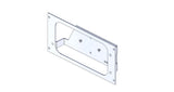 Havis C-EB40-ST7-1P 1-Piece Equipment Mounting Bracket, 4" Mounting Space, Fits Speedtech Lights C-725 Supreme II control box - Synergy Mounting Systems