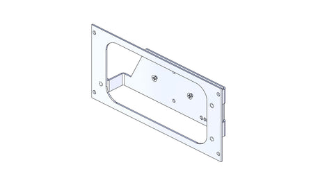 Havis C-EB40-ST7-1P 1-Piece Equipment Mounting Bracket, 4" Mounting Space, Fits Speedtech Lights C-725 Supreme II control box - Synergy Mounting Systems