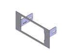 Havis C-EB40-WEP-1P 1-Piece Equipment Mounting Bracket, 4" Mounting Space, Fits Whelen Epsilon EPSL2S4, EPSL2S6 & EPSL4S7 - Synergy Mounting Systems