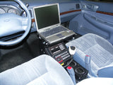 Havis C-SM-830 8" Enclosed Low Profile Console, Without Vehicle Mount, 30 Degrees - Synergy Mounting Systems
