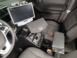 Havis C-VS-0800-INUT-1 2013-2019 Ford Interceptor Utility police Vehicle specific Angled console - Synergy Mounting Systems