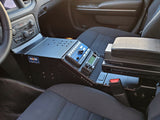 Havis C-VS-0809-CHGR-2 Vehicle Specific 17" Angled Console for 2021 Dodge Charger Police - Synergy Mounting Systems