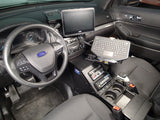 Havis C-VS-0812-INUT-1 2013-2019 Ford Interceptor Utility police Vehicle specific Angled console - Synergy Mounting Systems