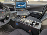 Havis C-VS-1800-CHGR-PM-1 Vehicle Specific 18" Console w/ Internal Printer Mount for 2021 Dodge Charger Police - Synergy Mounting Systems