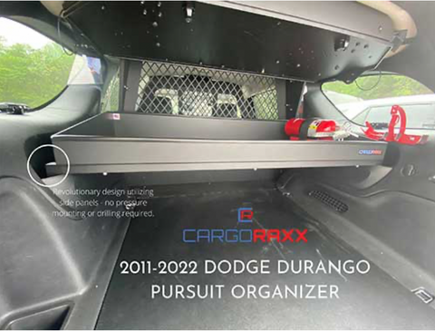 CargoRAXX S4D – 2011-2023 Dodge Durango Pursuit Pressure Mount Organizer