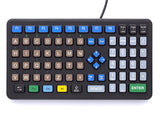 iKey DP-72-USB Rugged Small Footprint Keyboard with Oversized Keys (USB) - Synergy Mounting Systems