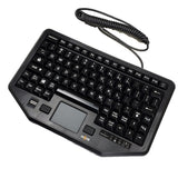 Havis KB-104 Havis Compact USB Dual Authentication Keyboard with Integrated Mouse - Synergy Mounting Systems