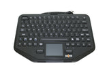 Havis KB-108 Havis Rugged Keyboard with Integrated Touch Pad and Emergency Key - Synergy Mounting Systems