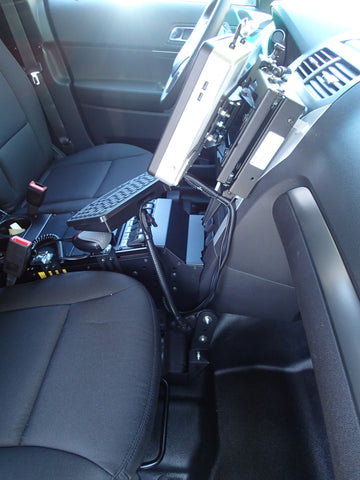 Havis PKG-FAM-104 Flex Arm Package Including Flex Arm And Mount For 2013-2019 Ford Interceptor Utility And Retail Explorer - Synergy Mounting Systems