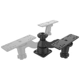 RAM-109HU RAM Mounts Horizontal 6" Swing Arm Mount for Fishfinders & Plotters (SEE LIST) - Synergy Mounting Systems