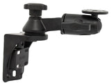 RAM-109V-3U RAM Mounts Single 6" Swing Arm with 2.5" Round Base AMPs Hole Pattern and Vertical Mounting Base - Synergy Mounting Systems