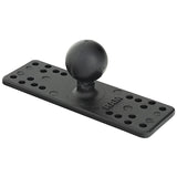 RAM-111BU RAM Mounts Universal Marine Electronics Plate with 1.5-Inch C-Sized Ball - Synergy Mounting Systems