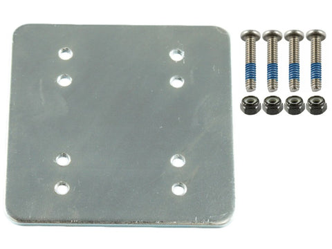 RAM-202-225BU RAM Mounts 3 x 3 Backer Plate w/ AMPS and 1.5" x 2" Hole Patterns with Hardware - Synergy Mounting Systems