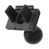 RAM-B-202U-LO11 RAM Mounts Quick Release Adapter with B Size 1" Ball for "LIGHT USE" Lowrance Elite-4 & Mark-4 Series Fishfinders - Synergy Mounting Systems