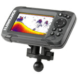 RAM-B-202-LO12 RAM B Size 1" Fishfinder Ball Adapter Lowrance Hook (SEE LIST) - Synergy Mounting Systems