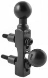 RAM-B-309-2U RAM Mounts Motorcycle Brake/Clutch Reservoir Base with (2 Quantity) 1" Balls - Synergy Mounting Systems