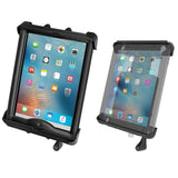 RAM-HOL-TABL-LGU RAM Mounts Tab-Lock Locking Cradle for 10" Screen Tablets including the Apple iPad 1-4 with LifeProof nüüd Cases & Lifedge Cases - Synergy Mounting Systems