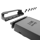 RAM-HOL-TABL23U RAM Mounts Tab-Lock Locking Cradle for 8" Tablets including the Samsung Galaxy Tab 4 8.0 and Tab S 8.4 with OtterBox Defender Case - Synergy Mounting Systems