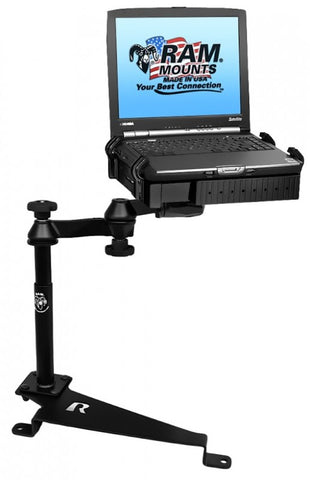 RAM-VB-188-SW1 RAM Mounts No-Drill Laptop Mount for Ford Focus (2011-2016) - Synergy Mounting Systems