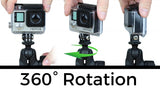 RAP-B-GOP2-A-GOP1U RAM Mounts 1" Ball Adapter for GoPro® Bases with Short Arm and Action Camera Adapter - Synergy Mounting Systems
