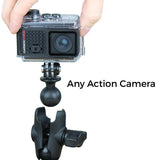 RAP-B-GOP2-A-GOP1U RAM Mounts 1" Ball Adapter for GoPro® Bases with Short Arm and Action Camera Adapter - Synergy Mounting Systems