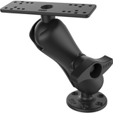 RAM-D-115 RAM Mounts Large D-Size Marine Electronics Mount (SEE SPECS) - Synergy Mounting Systems
