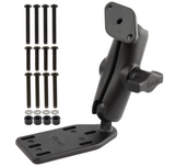 RAM-B-183U RAM Mounts Offset Reservoir Cover Double Ball Mount - Synergy Mounting Systems