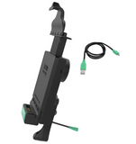 RAM-GDS-DOCKL-V9-OMT2U RAM GDS® mUSB Vehicle Dock for IntelliSkin® Next Gen Tablets - Synergy Mounting Systems