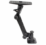 RAM-D-162H-MC1 RAM Mounts Ratchet™ Extended Horizontal Mount with Large Electronics Plate - Synergy Mounting Systems