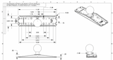 RAM-D-162H-MC1 RAM Mounts Ratchet™ Extended Horizontal Mount with Large Electronics Plate - Synergy Mounting Systems