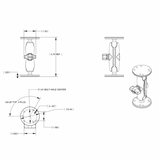 RAM-B-101-G4 RAM Mounts Double Ball Mount with Hardware for Garmin Striker + More - Synergy Mounting Systems