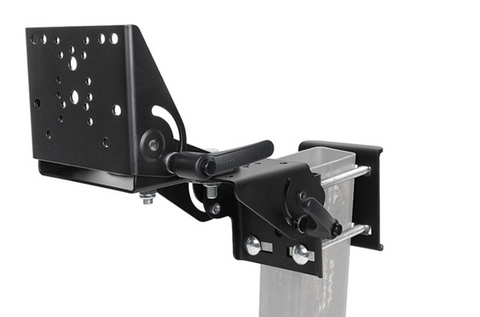 Gamber-Johnson 7160-0420 Dual Clam Shell with Articulating Arm and Small Plate - Synergy Mounting Systems