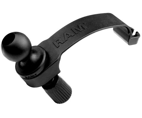 RAM Mount RAM-108BU Large Rail Mounting Base With 1.5" Ball & Strap - Universal Rail Clamp