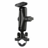 RAM-B-149U RAM Mounts Handlebar U-Bolt Double Ball Mount w/Diamond Adapter Base