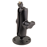 RAM-B-202-379-M616U RAM Mounts Drill-Down Double Ball Mount for Raymarine Dragonfly + More - Synergy Mounting Systems