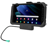 RAM-HOL-SAM60PU RAM EZ-Roll'r™ Powered Dock for Samsung Tab Active3 and Tab Active2