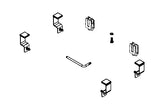 Havis UT-1004-KIT Expansion Lug Kit for Added Width of Universal Rugged Cradle (UT-1001) - Synergy Mounting Systems
