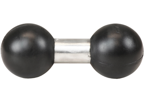 RAM-D-230U RAM Mounts D-Size Double Ball Adapter with Two 2.25-Inch Balls - Synergy Mounting Systems
