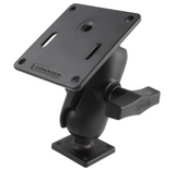 RAM-347U-B-2461 RAM Mounts Double Ball Mount with 75x75mm VESA Plate and AMPS Plate - Synergy Mounting Systems