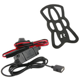 RAM-B-149Z-A-UN12W-V7M RAM Tough-Charge™ Waterproof Wireless Charging Motorcycle Mount - Synergy Mounting Systems