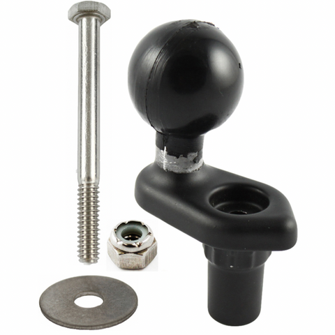 RAM-351U RAM Mounts Fishing Rod Adapter Post with 1.5-Inch Ball - Synergy Mounting Systems