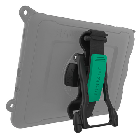 RAM-GDS-HS1MU RAM GDS® Hand-Stand™ Magnetic Hand Strap and Kick Stand for IntelliSkin Tablets - Synergy Mounting Systems
