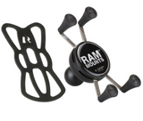 RAM-HOL-UN7BU RAM Mounts X-GRIP Universal Cell Phone Mount with 1" Ball - Synergy Mounting Systems