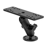 RAM-B-111U RAM Mounts 1" Diameter Ball Mount with 6.25" X 2" Rectangle Base AMPS - Synergy Mounting Systems