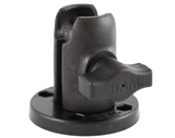 RAP-B-200-1-293U RAM Mounts Single Socket Swivel Arm w/ Detachable Octagon Base Mounting Plate - Synergy Mounting Systems