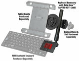 RAP-TAB-KB1-300U RAM Mounts Keyboard Accessory for Tablets with Roto-View™ - Synergy Mounting Systems
