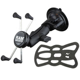 RAM-B-166-UN10U RAM Mounts Suction Cup Mount with Large Phone / Phablet X-Grip - Synergy Mounting Systems