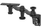 RAM-109V-1U RAM Vertical 12" Swing Arm Mount for Fishfinders & Plotters (SEE LIST) - Synergy Mounting Systems