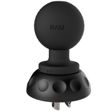 RAP-405U RAM Mounts Leash Plug Ball Adapter with 1.5-Inch C-Size Ball - Synergy Mounting Systems